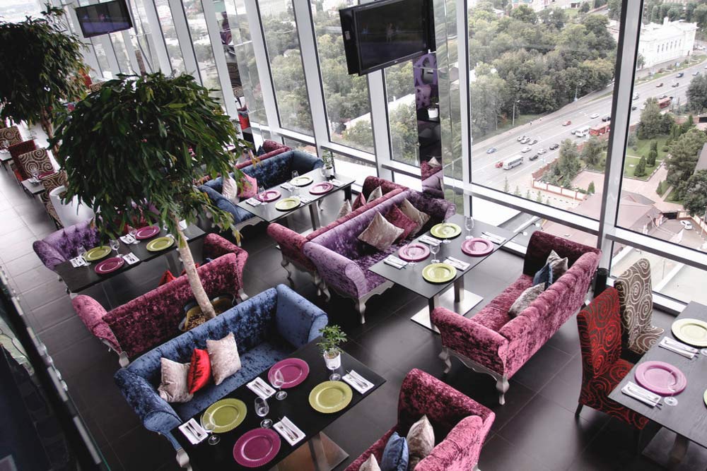 кафе с панорамным видом на Казань