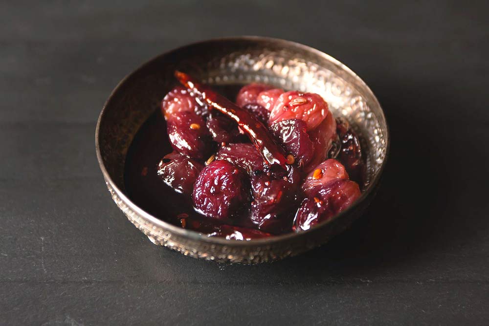 жаренный виноград