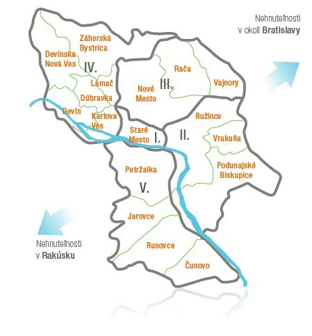 карта районов для туриста