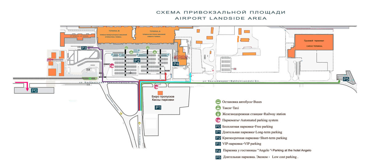 Парковка на территории