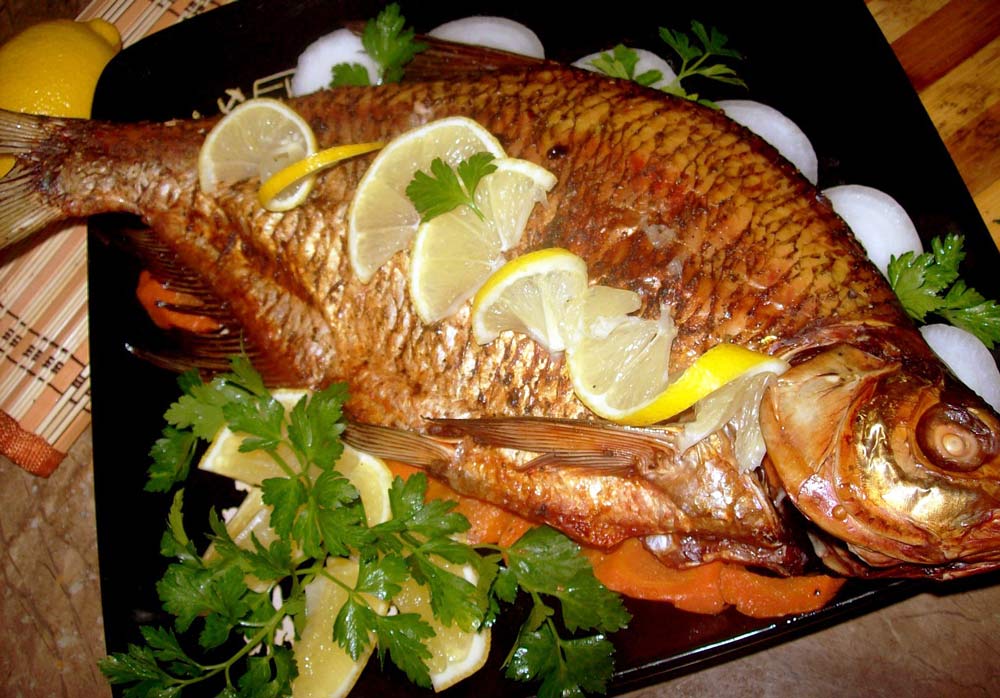 рыба на фритюре