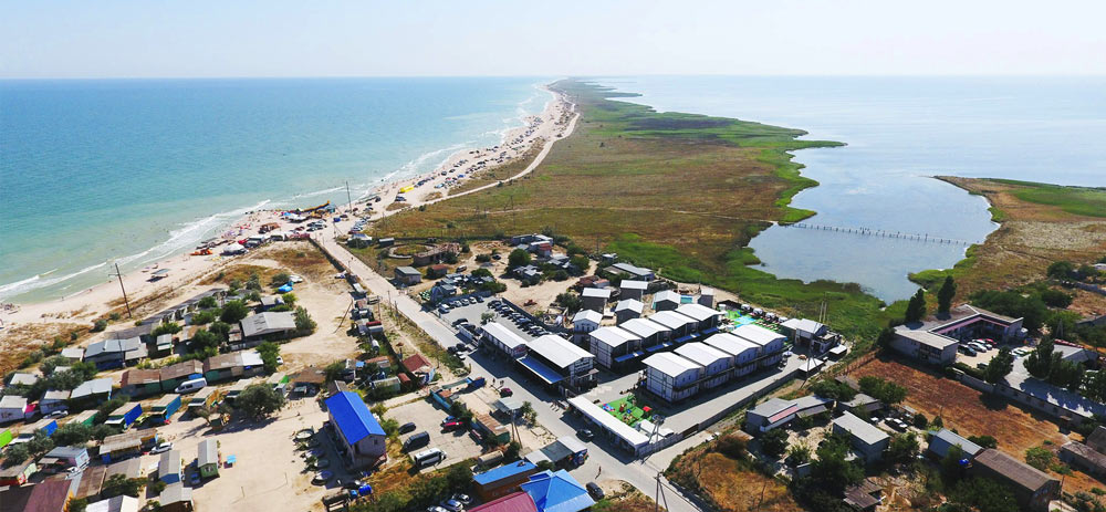 Частный сектор на Азовском море